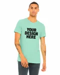 Bella + Canvas Unisex Heather CVC T-Shirt Heather Mint