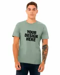 Bella + Canvas Unisex Heather CVC T-Shirt Heather Sage