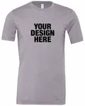 Bella + Canvas Unisex Heather CVC T-Shirt Heather Storm