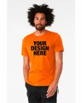Bella + Canvas Unisex Heather CVC T-Shirt Neon Orange