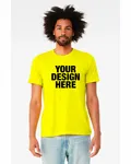 Bella + Canvas Unisex Heather CVC T-Shirt Neon Yellow