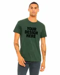 Bella + Canvas Unisex Heather CVC T-Shirt Heather Forest