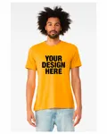 Bella + Canvas Unisex Heather CVC T-Shirt Heather Gold