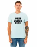 Bella + Canvas Unisex Heather CVC T-Shirt Heather Ice Blue