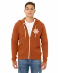 Bella + Canvas Unisex Sponge Fleece Full-Zip Hooded Sweatshirt Autumn