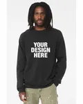 Bella + Canvas Unisex Sponge Fleece Crewneck Sweatshirt VINTAGE BLACK