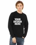 Bella + Canvas Unisex Sponge Fleece Crewneck Sweatshirt BLACK
