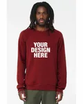 Bella + Canvas Unisex Sponge Fleece Crewneck Sweatshirt Cardinal