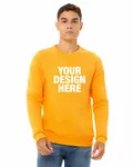 Bella + Canvas Unisex Sponge Fleece Crewneck Sweatshirt Gold