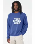 Bella + Canvas Unisex Sponge Fleece Crewneck Sweatshirt Hthr True Royal