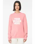 Bella + Canvas Unisex Sponge Fleece Crewneck Sweatshirt Pink