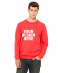 Bella + Canvas Unisex Sponge Fleece Crewneck Sweatshirt RED