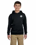 Jerzees Youth 8 oz. NuBlend Fleece Pullover Hooded Sweatshirt BLACK