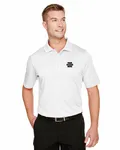 Harriton Men's Advantage Snag Protection Plus Polo WHITE