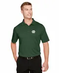 Harriton Men's Advantage Snag Protection Plus Polo Dark Green