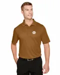 Harriton Men's Advantage Snag Protection Plus Polo Duck Brown