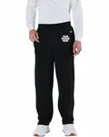 Champion Adult Powerblend Open-Bottom Fleece Pant with Pockets BLACK