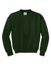 Gildan Youth Heavy Blend Crewneck Sweatshirt. 18000B Vert forêt