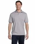 Hanes Adult 50/50 EcoSmart Jersey Knit Polo Leichter Stahl