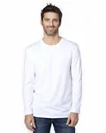 Threadfast Apparel Unisex Ultimate CVC Long-Sleeve T-Shirt WHITE