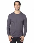 Threadfast Apparel Unisex Ultimate CVC Long-Sleeve T-Shirt Graphite