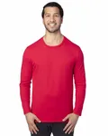 Threadfast Apparel Unisex Ultimate CVC Long-Sleeve T-Shirt RED