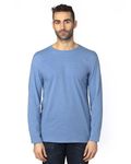 Threadfast Apparel Unisex Ultimate CVC Long-Sleeve T-Shirt ROYAL HEATHER