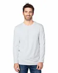 Threadfast Apparel Unisex Ultimate CVC Long-Sleeve T-Shirt SILVER