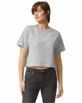 American Apparel Ladies' Fine Jersey Boxy T-Shirt Heather Grey