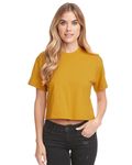 Next Level Apparel - T-shirt coupe idéale pour dames Or antique