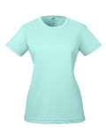 UltraClub Ladies' Cool & Dry Sport Performance InterlockT-Shirt Givre de mer