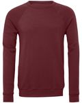 Bella + Canvas Sweatshirt unisexe à col roulé en polaire éponge Marron