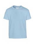 Gildan Youth - T-shirt en coton épais Bleu clair