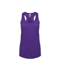 Canotta Ideal Racerback da donna di Next Level Apparel Corsa alla porpora