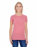 Threadfast Apparel Ladies' Triblend Short-Sleeve T-Shirt Red Triblend
