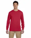 Jerzees Adult DRI-POWER SPORT Long-Sleeve T-Shirt True Red