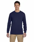 Jerzees Adult DRI-POWER SPORT Long-Sleeve T-Shirt J Navy
