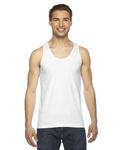 American Apparel Canotta Unisex in Jersey Fine BIANCO