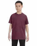 Jerzees - T-shirt DRI-POWER ACTIVE pour jeunes Vint Hth Maroon