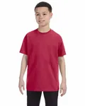 Jerzees - T-shirt DRI-POWER ACTIVE pour jeunes Vintage Hth Rouge