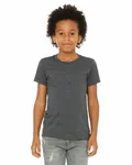 Bella + Canvas - T-shirt en jersey CVC pour les jeunes Gris foncé chiné