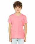 Bella + Canvas - T-shirt en jersey CVC pour les jeunes Rose fluo
