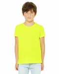 Bella + Canvas - T-shirt en jersey CVC pour les jeunes Jaune fluo