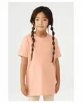 Bella + Canvas - T-shirt en jersey CVC pour les jeunes Heather Peach