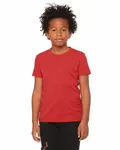 Bella + Canvas - T-shirt en jersey CVC pour les jeunes Rouge bruyère