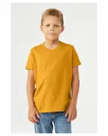 Bella + Canvas - T-shirt en jersey CVC pour les jeunes Heather Mustard