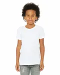 Bella + Canvas - T-shirt en jersey CVC pour les jeunes Solid Wht Blend