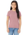 Bella + Canvas - T-shirt en jersey CVC pour les jeunes Orchidée Heather