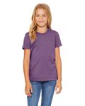Bella + Canvas - T-shirt en jersey CVC pour les jeunes Hthr Team Purple