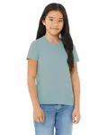 Bella + Canvas - T-shirt en jersey CVC pour les jeunes Hthr Blue Lagoon